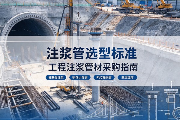 定陶注浆管选型标准